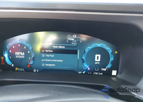 2025 Ford Bronco Sport Outer Banks z USA, uszkodzony, nr VIN 3FMCR9CN5SRE97382